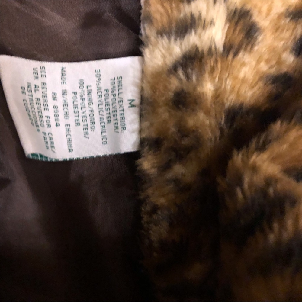Vegan fur leopard coat vintage - Picture 7 of 7
